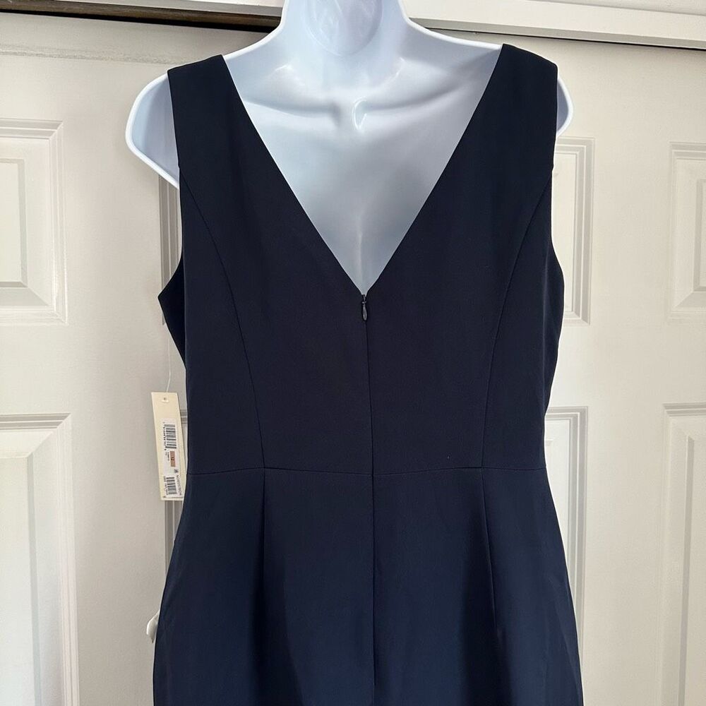 Eliza J Ruffle Front Gown Navy size 12 - Picture 9 of 12